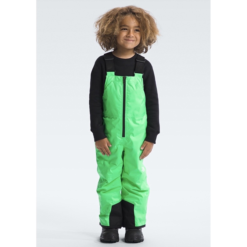 NWT The North Face Kid's Size 4 Freedom Insulated Bib CHLOROPHYLL GREEN Snowsuit